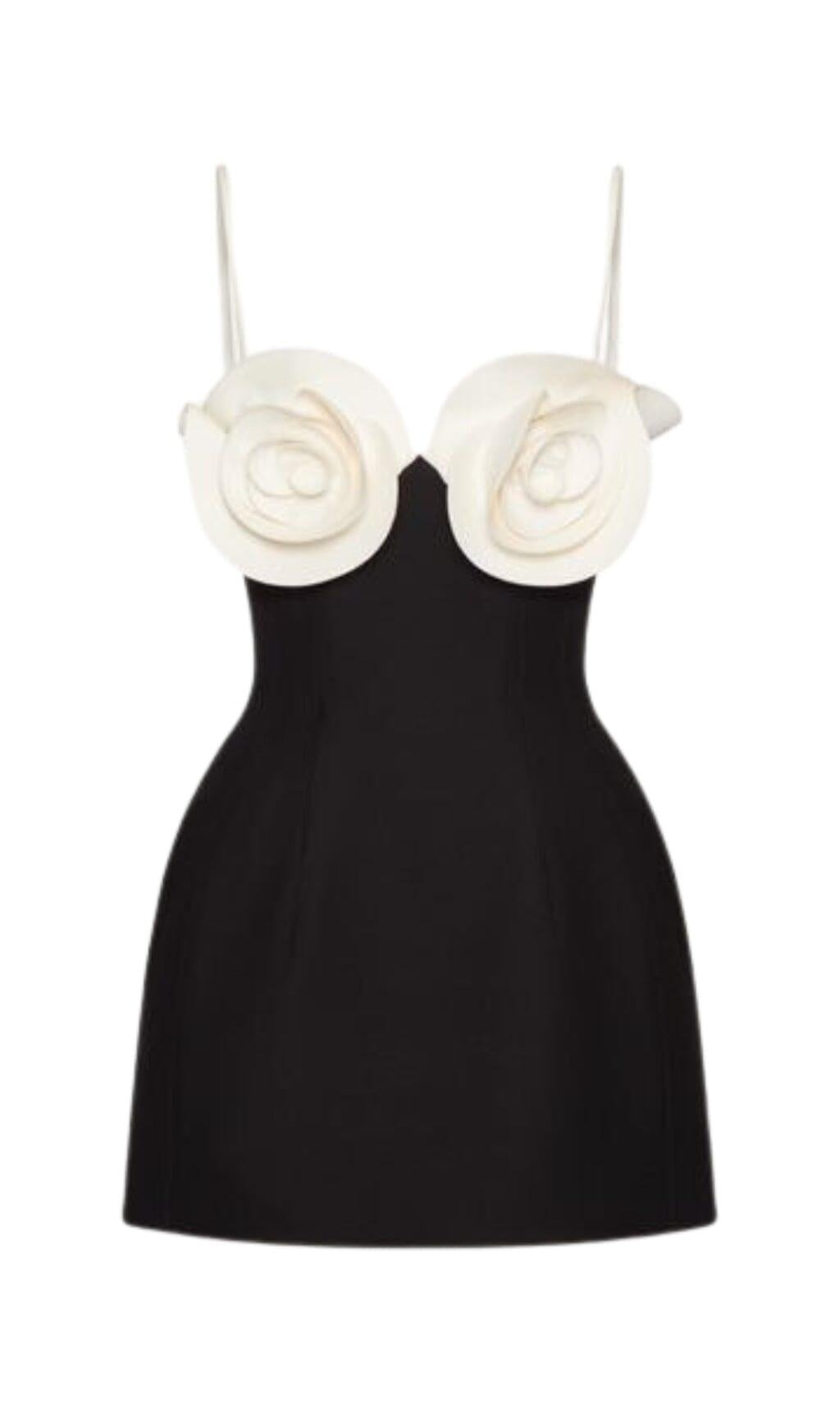 ÄRMELLOSES BLUMEN-SPLEISS-MINIKLEID MIT ENGER BANDAGE