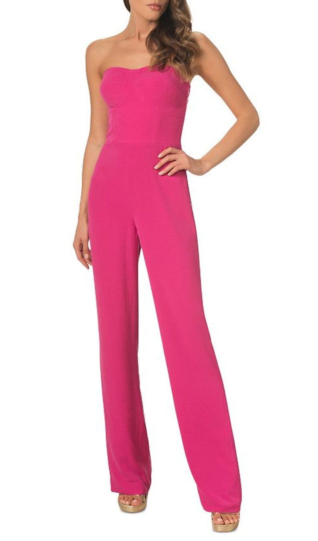 PRESTON TRÄGERLOSER BUSTIER-JUMPSUIT