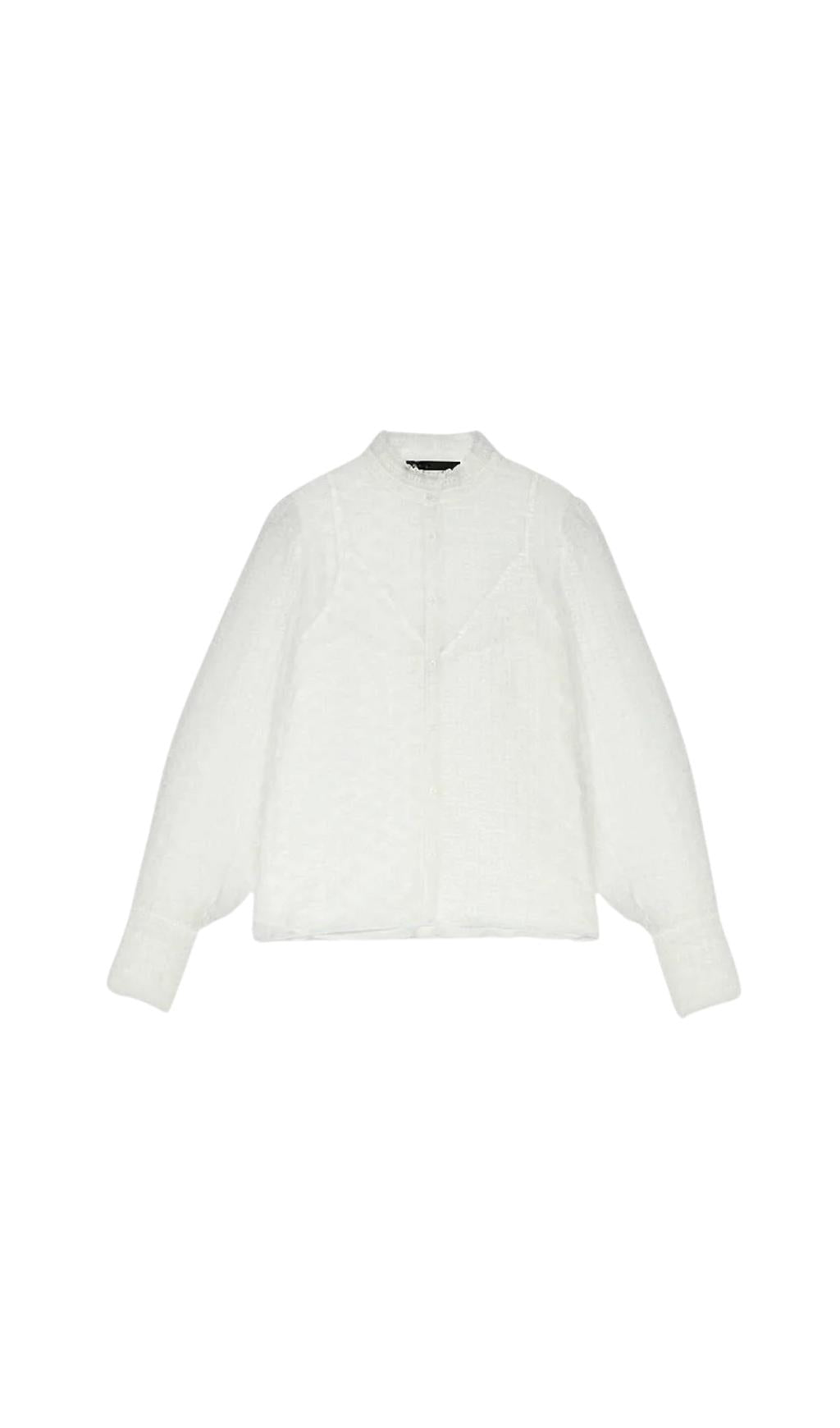 BESTICKTES HEMD AUS BAUMWOLLMISCHUNG