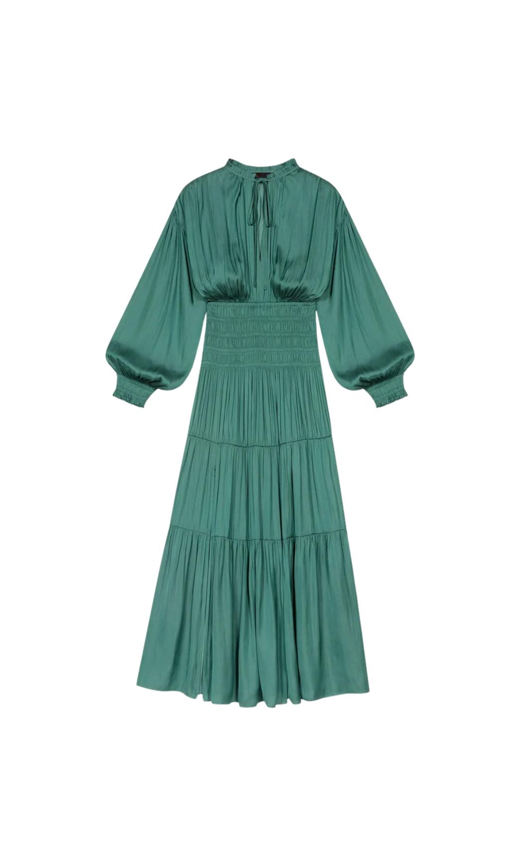 MAXIKLEID IM SATIN-LOOK