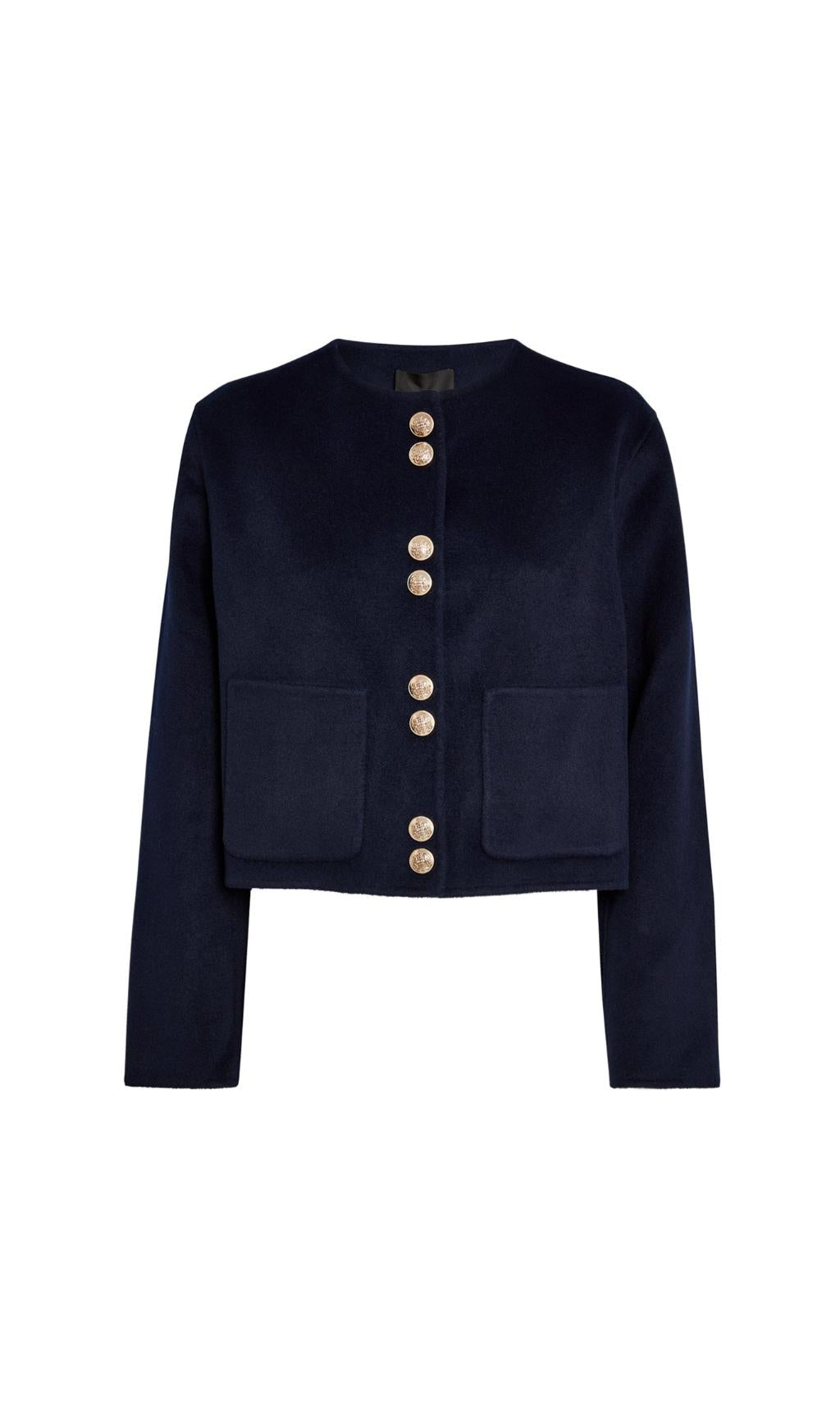 JACKE AUS WOLLMISCHUNG