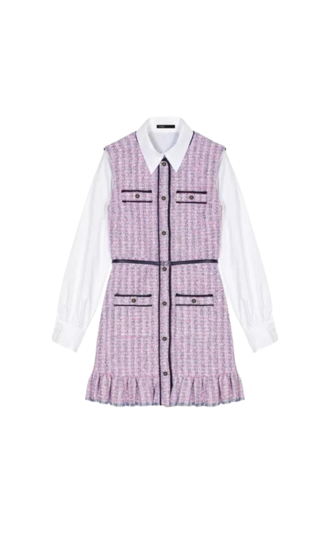 ABITO CORTO SENZA MANICHE IN TWEED RATRI