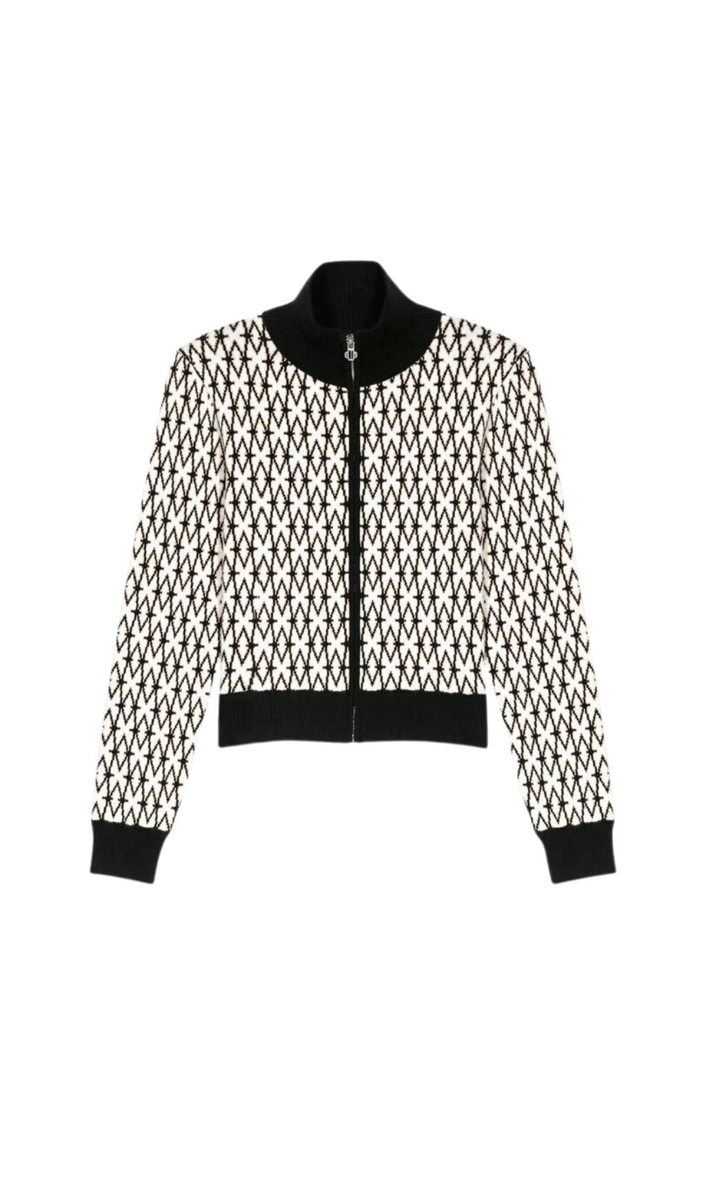 FRONT ZIP SWEATER