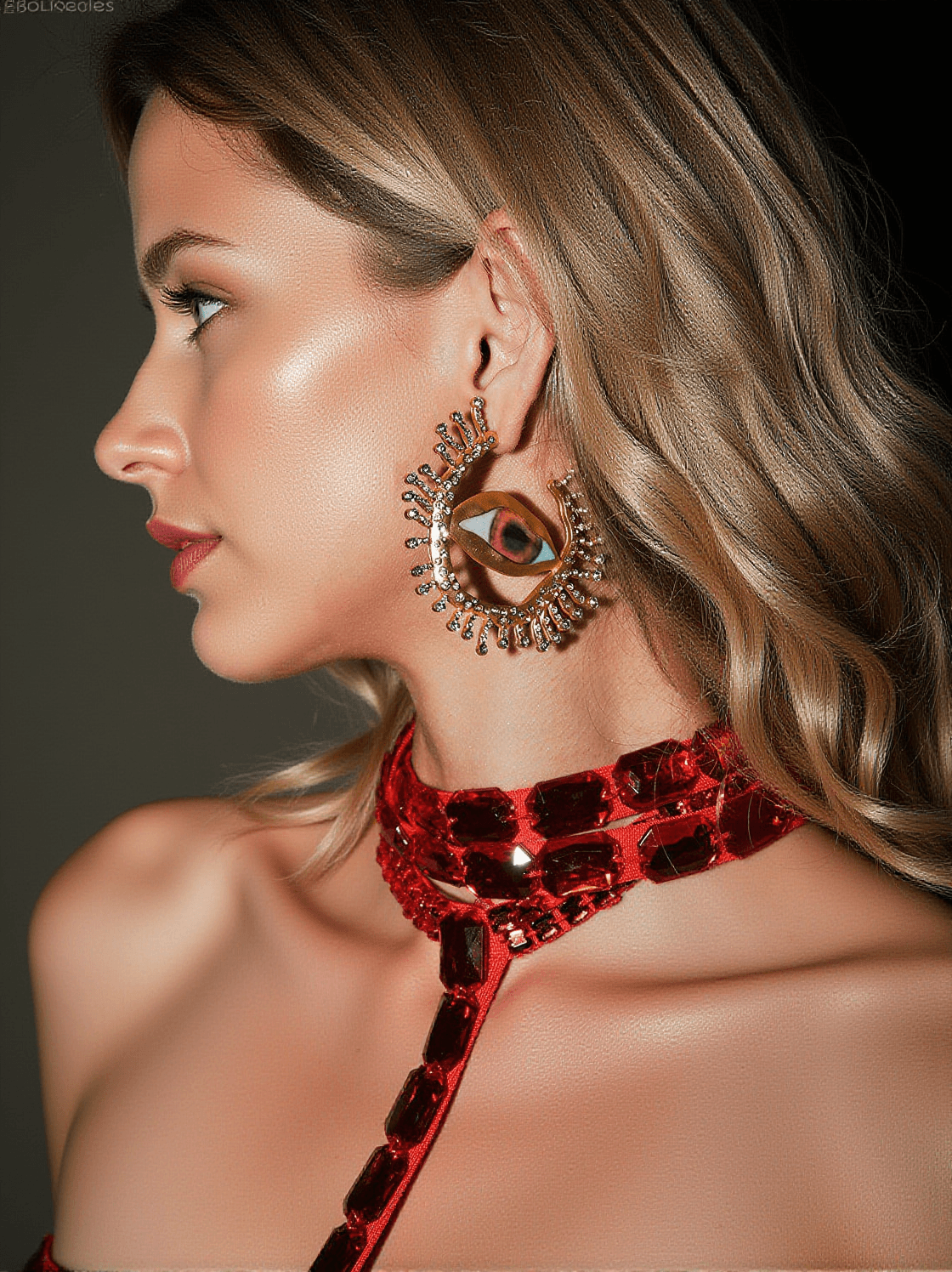 HEMLOCK CRYSTAL HETEROCHROMIA EARRINGS