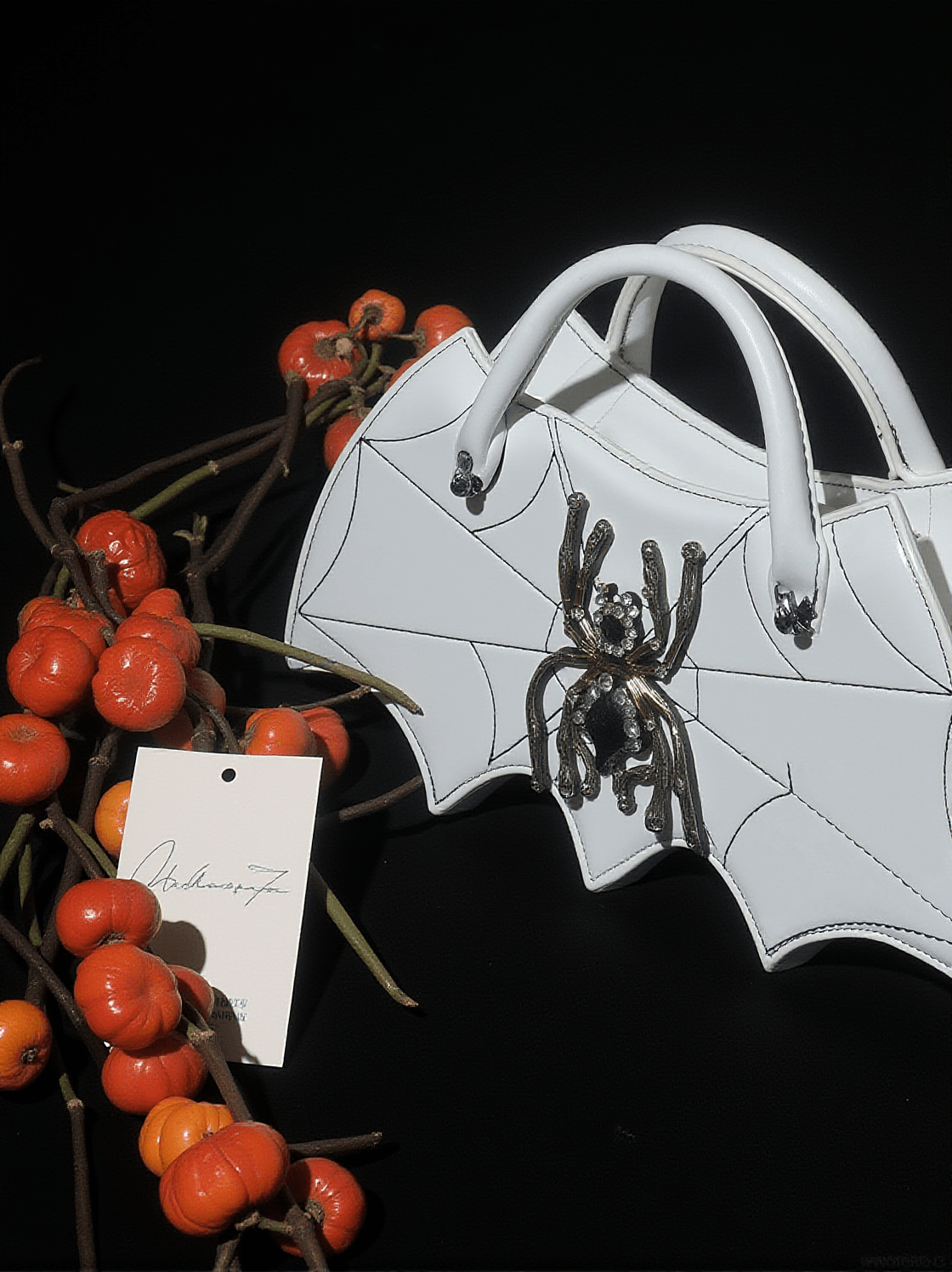 OCTAVIA COBWEB CRYSTAL CLUTCH