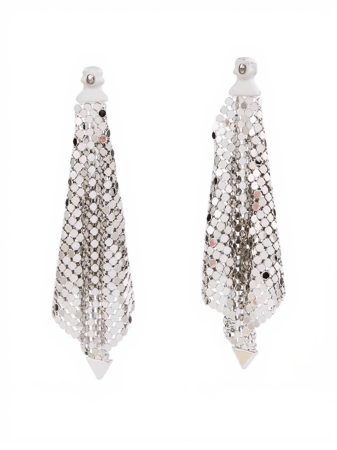 LUSEN TRIANGLE TASSEL EARRINGS