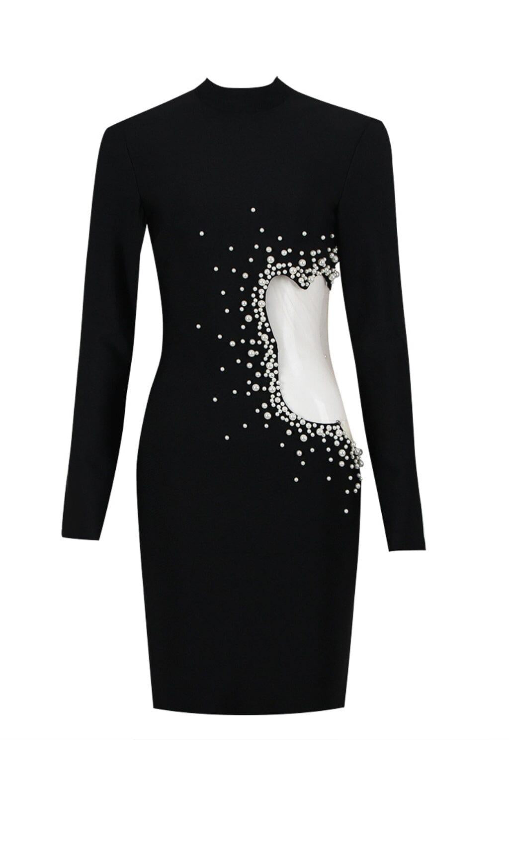 ABITO SEXY PEARL HOLLOW IN NERO