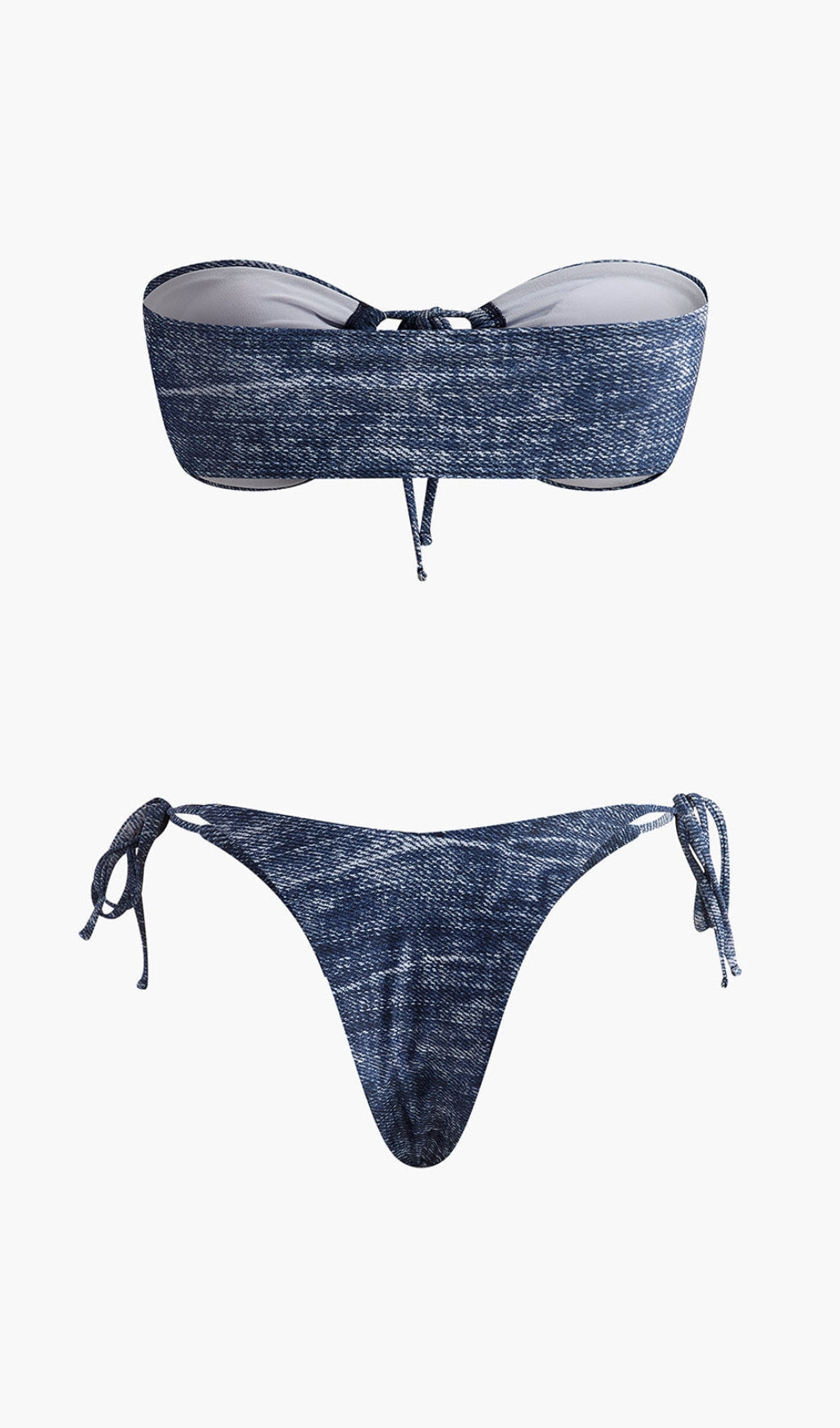 Bikini vintage senza spalline