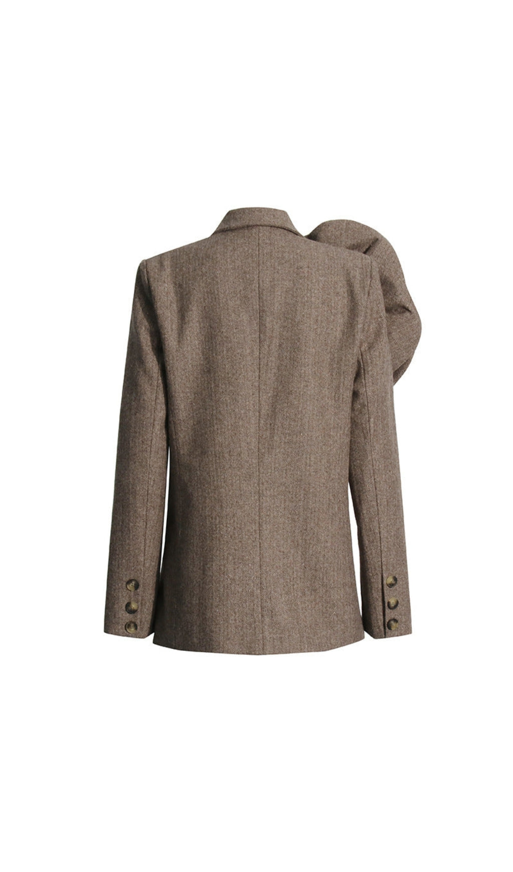 SADA FLOWER BLAZER - BROWN