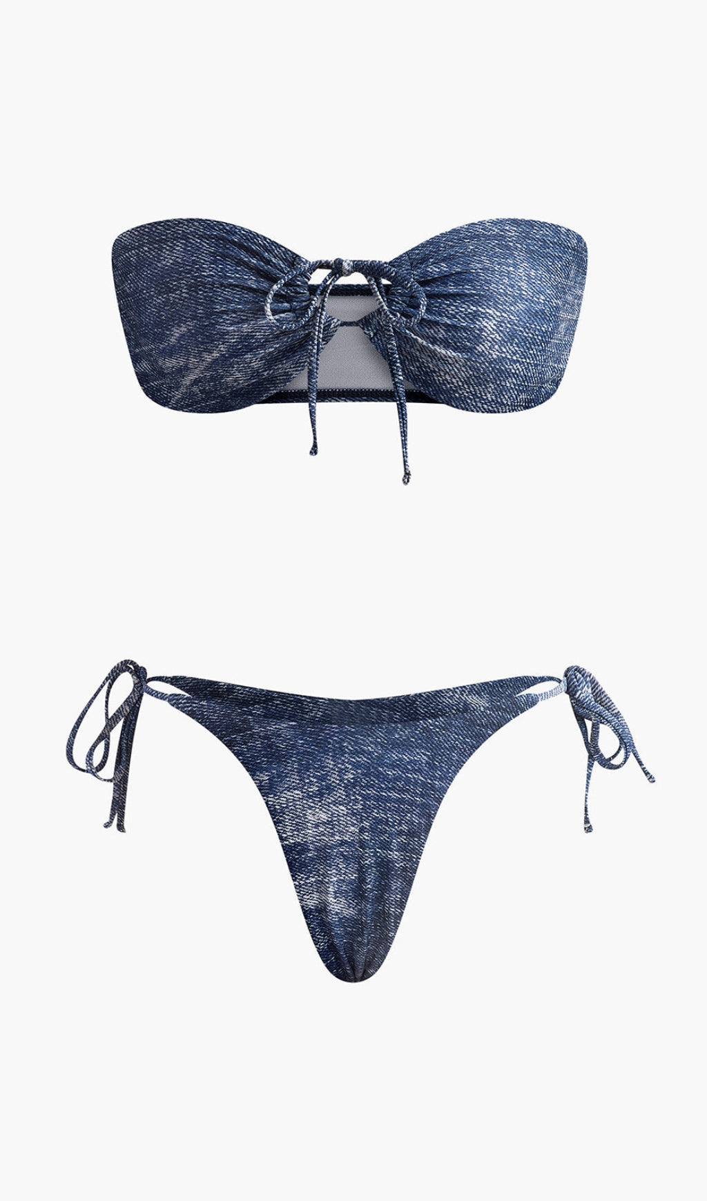 Bikini vintage senza spalline