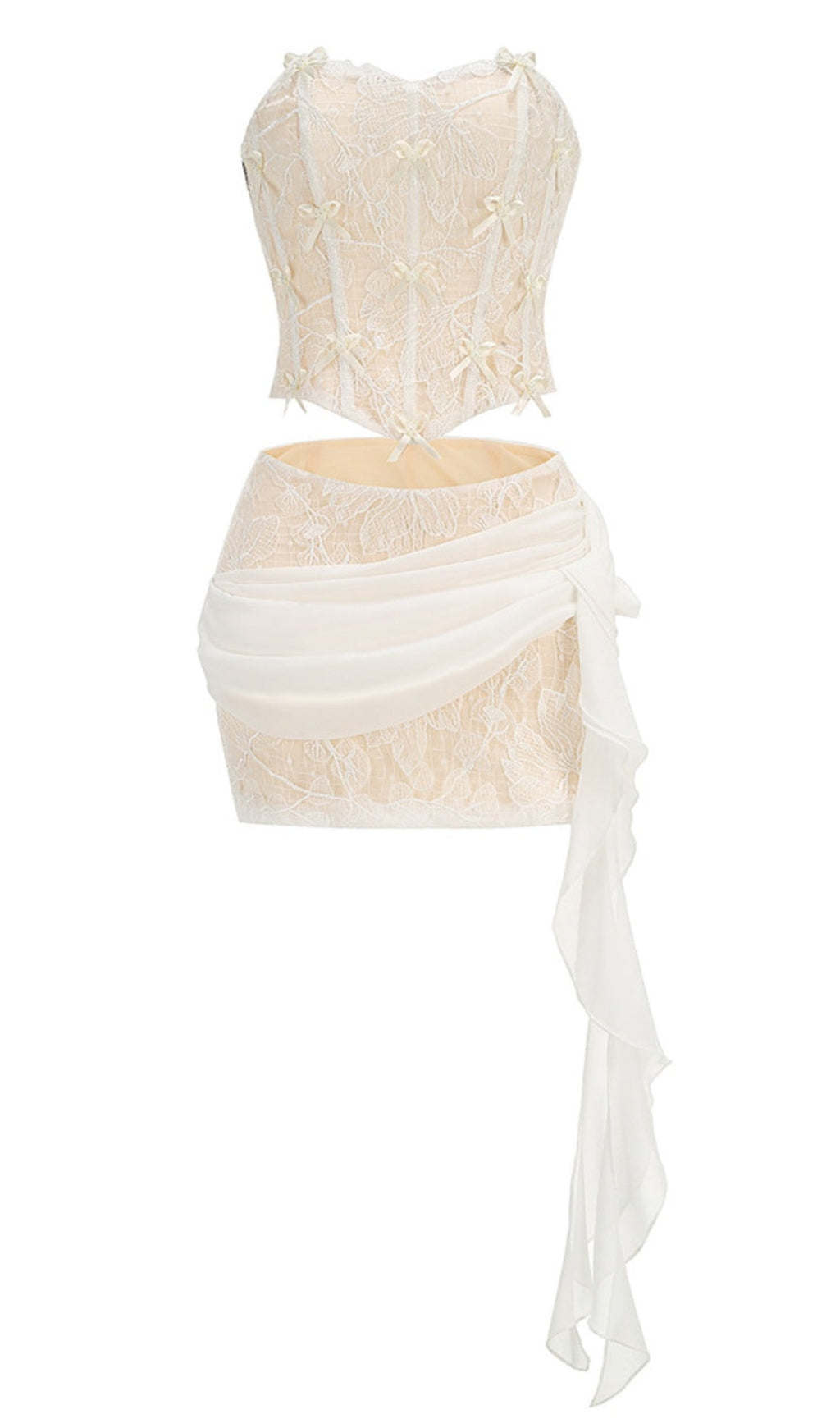 Charlotte Spitzenkorsett-Set