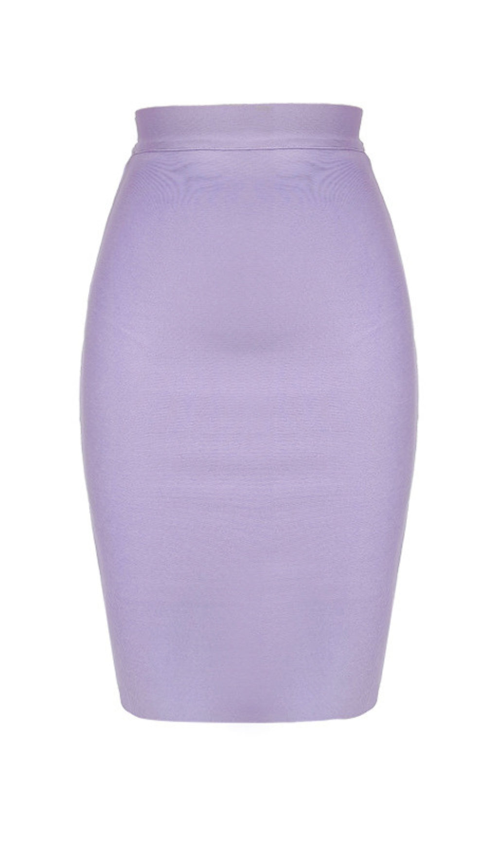 ARO LILA GESTRICKTER MIDIROCK