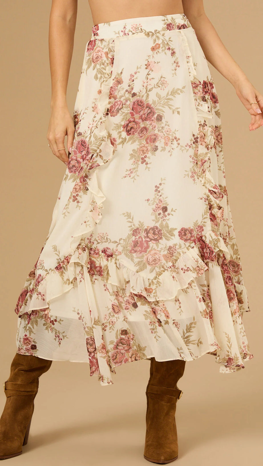 Isabella Midirock mit Blumenmuster