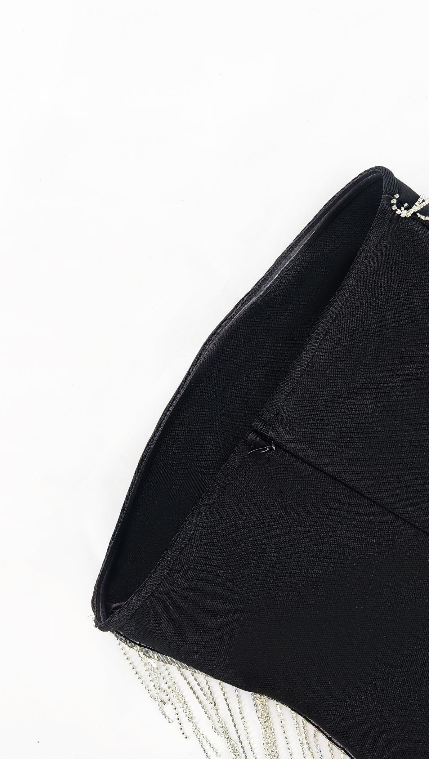 MINI ABITO CON FASCIA E NAPPA