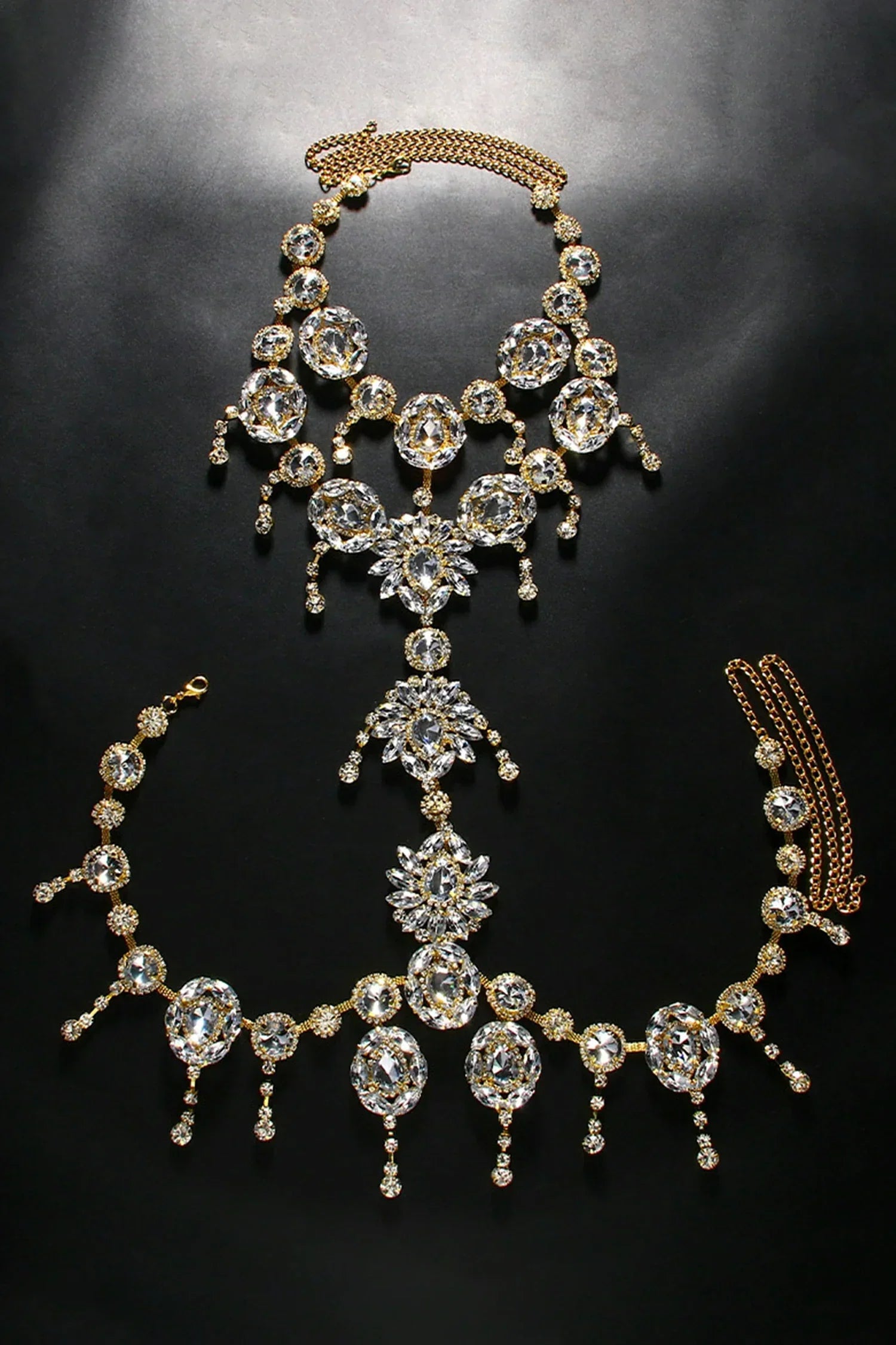 ANNALYSIA CATENA PER IL CORPO CON CRISTALLI FLOREALI