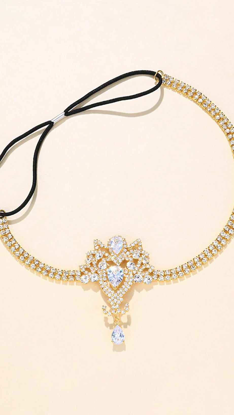 CERCHIETTO PER CAPELLI CON FIORI DI DIAMANTI BRYTTNI