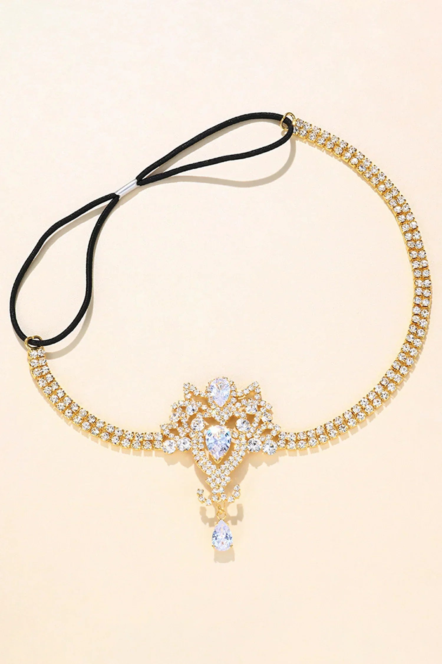 CERCHIETTO PER CAPELLI CON FIORI DI DIAMANTI BRYTTNI