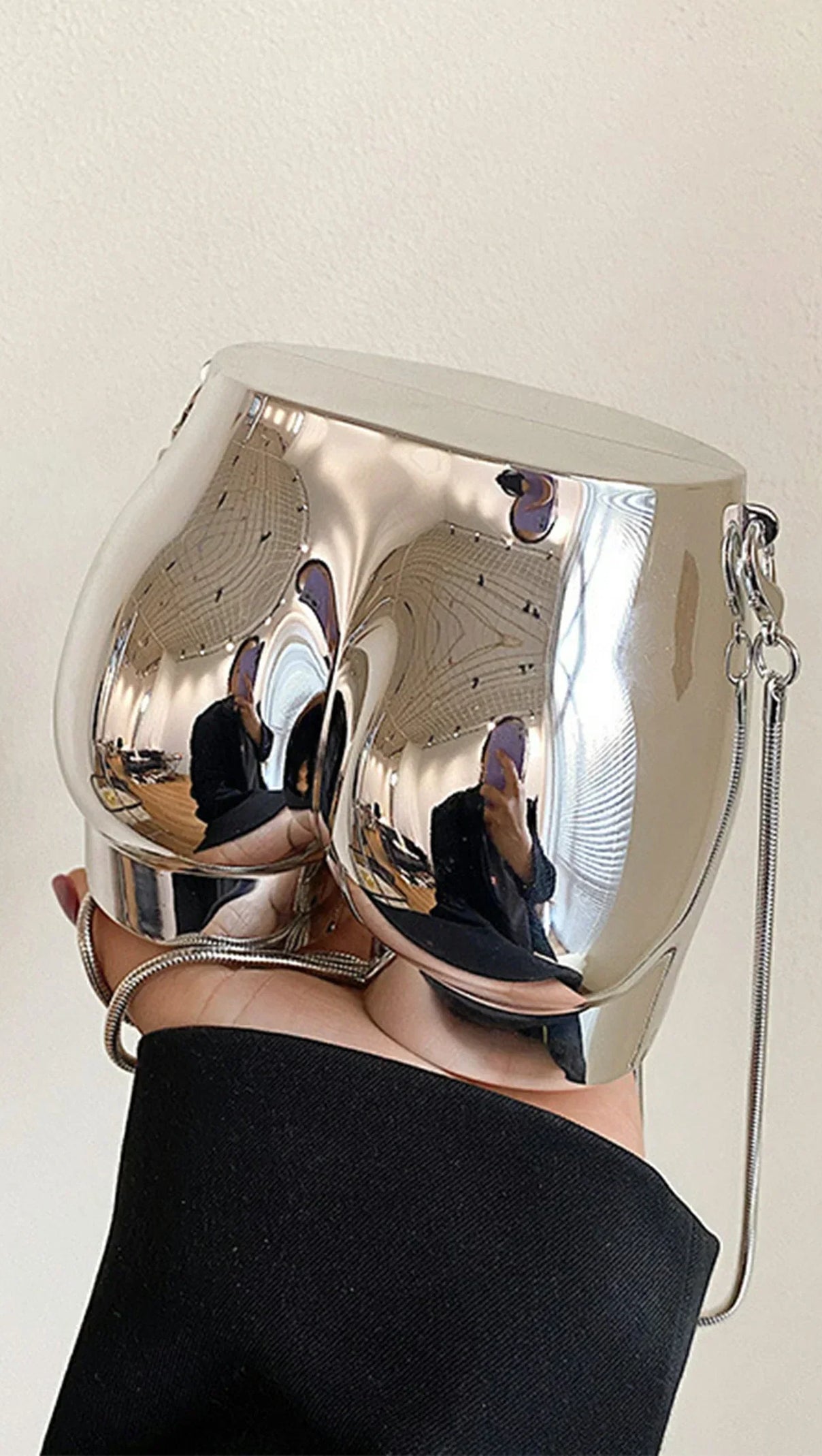 AIIZIE ANNISTON BUTTOCKS CHAIN METAL BAG - product image