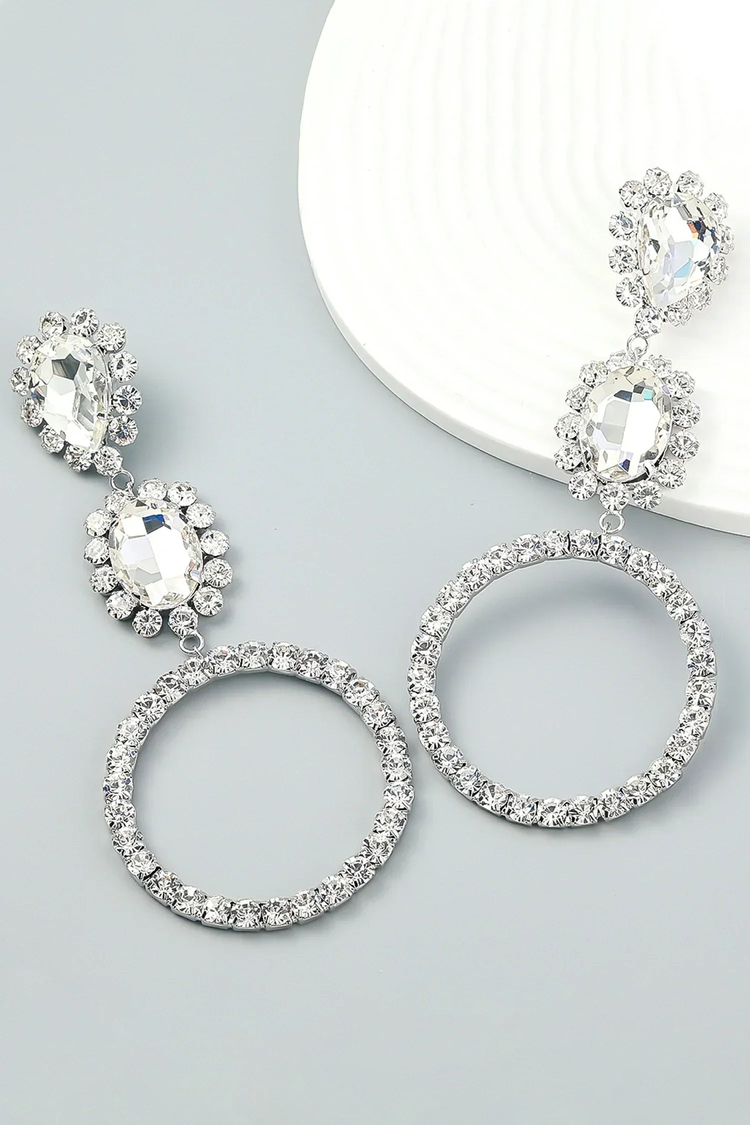 Deeandra Blumen-Diamant-Creolen