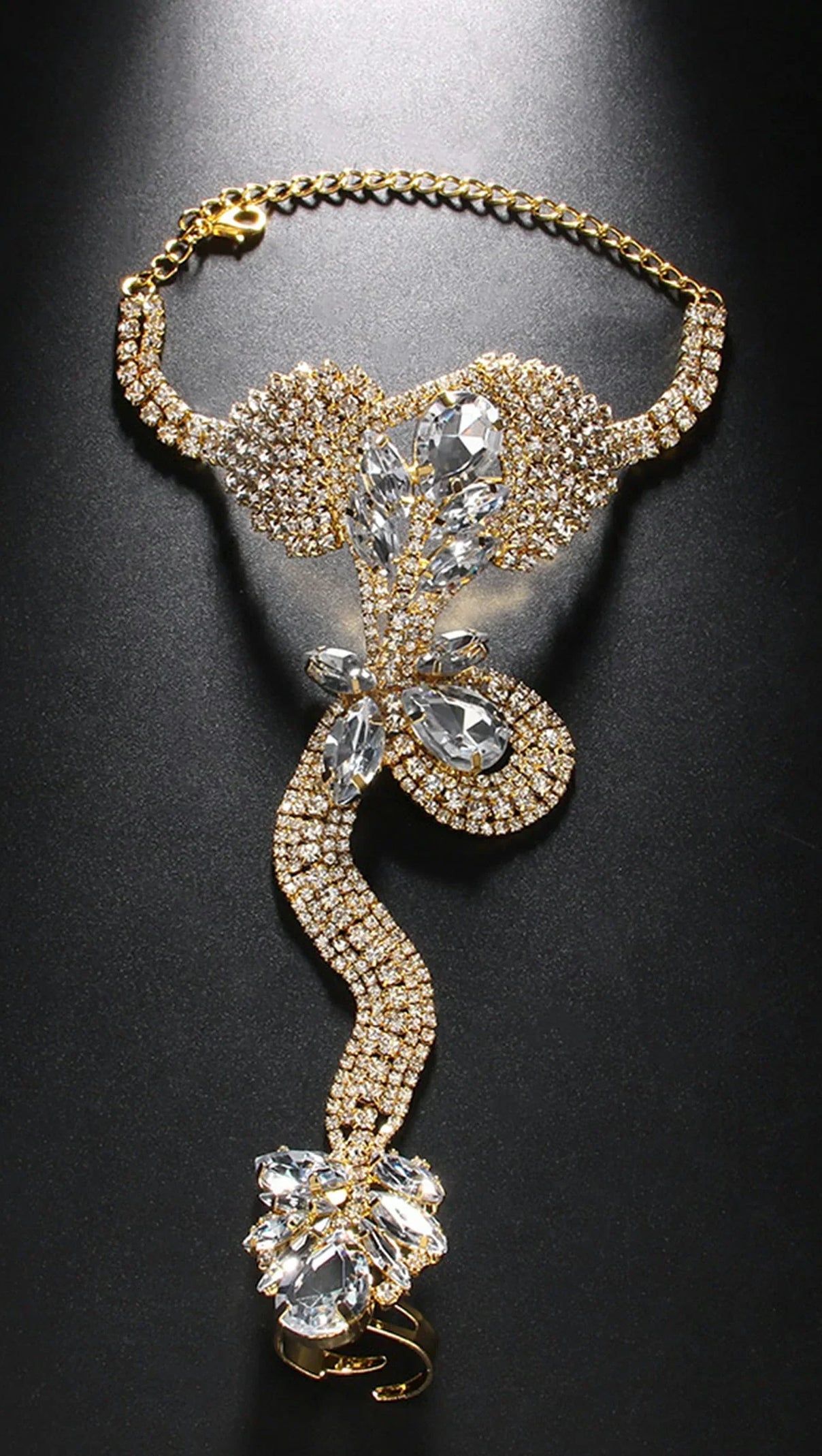 AIIZIE ANNALYSSA SERPENTINE DIAMOND BRACELET - product image