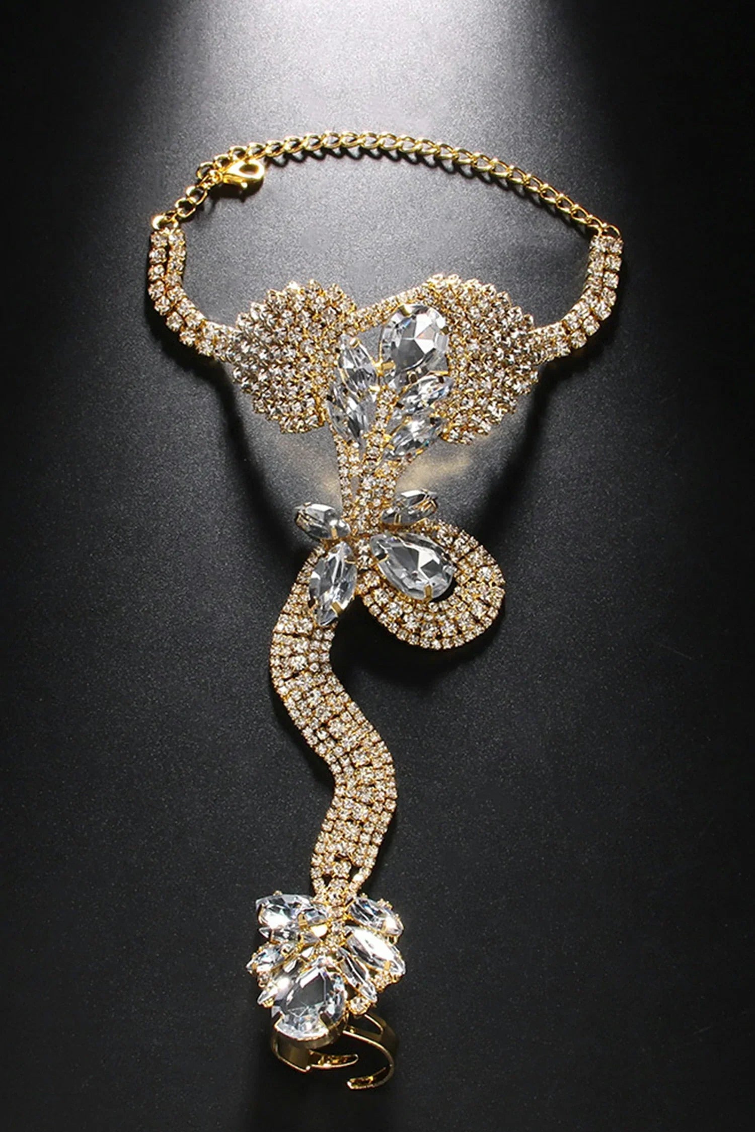 BRACCIALE ANNALYSSA SERPENTINE CON DIAMANTI