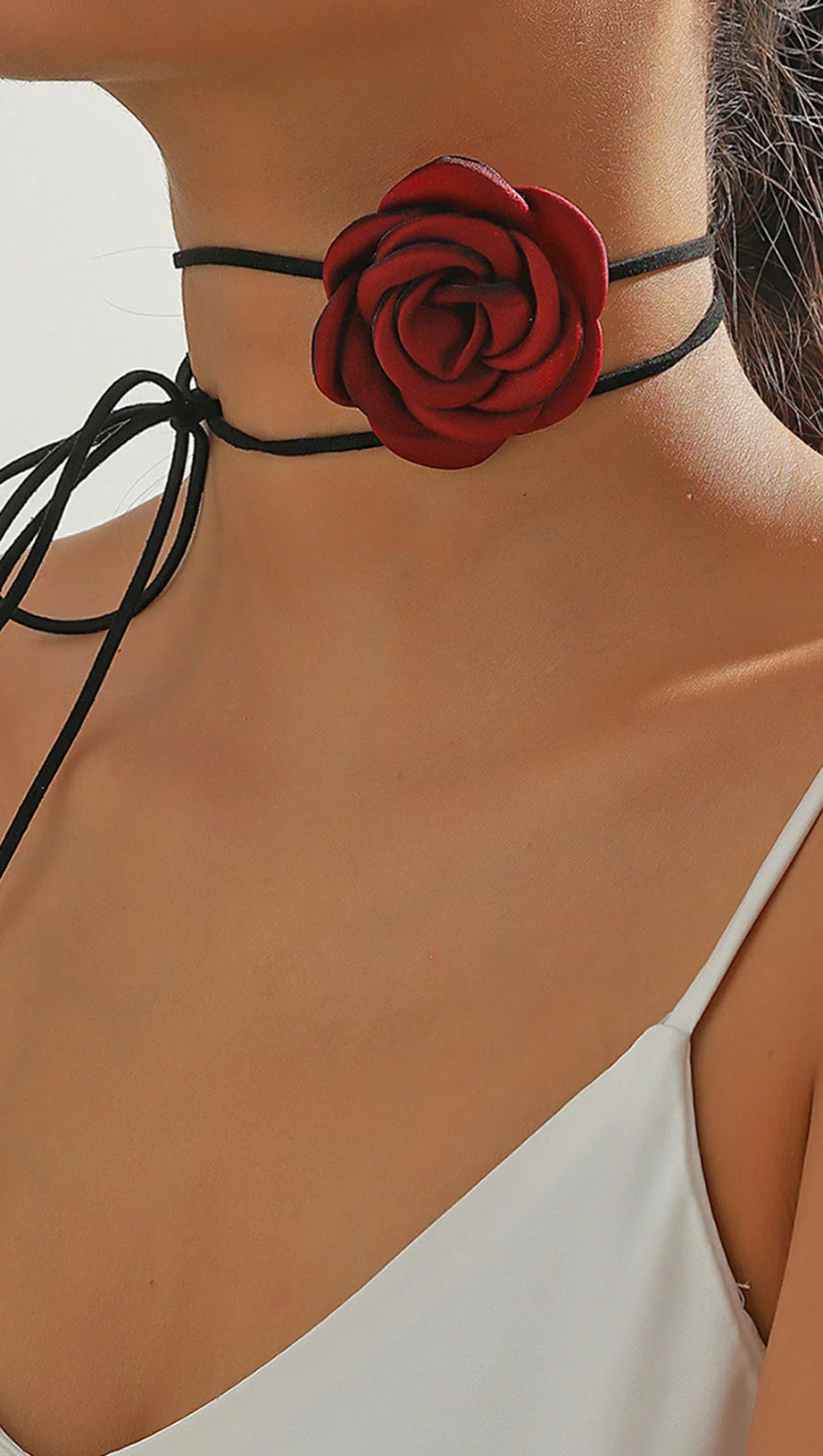 COLLANA CON NASTRO FLOREALE 3D ANNSLEY