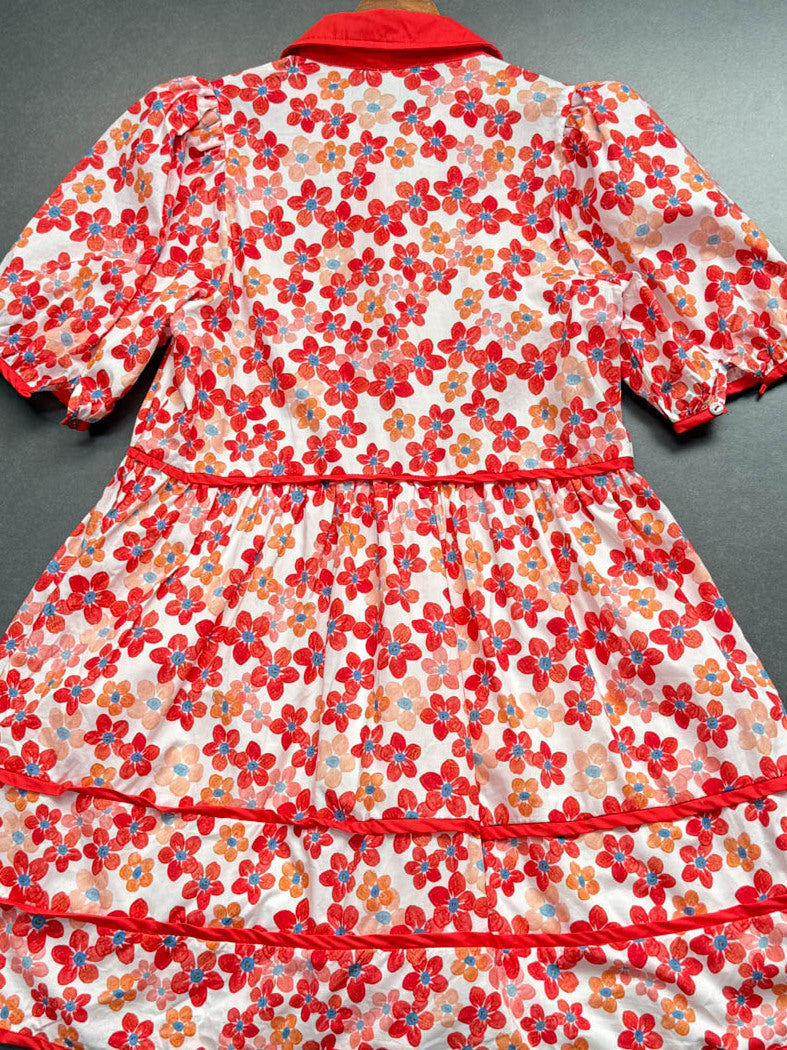 AIIZIE FLORAL PRINT COLLARED MINI DRESS - product image