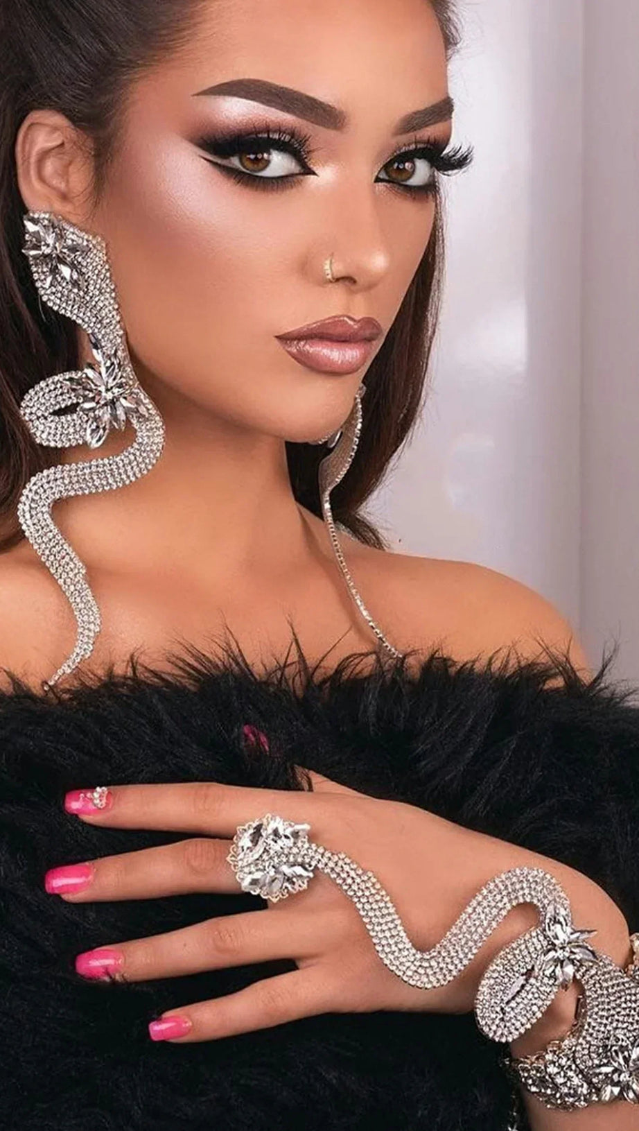 BRACCIALE ANNALYSSA SERPENTINE CON DIAMANTI