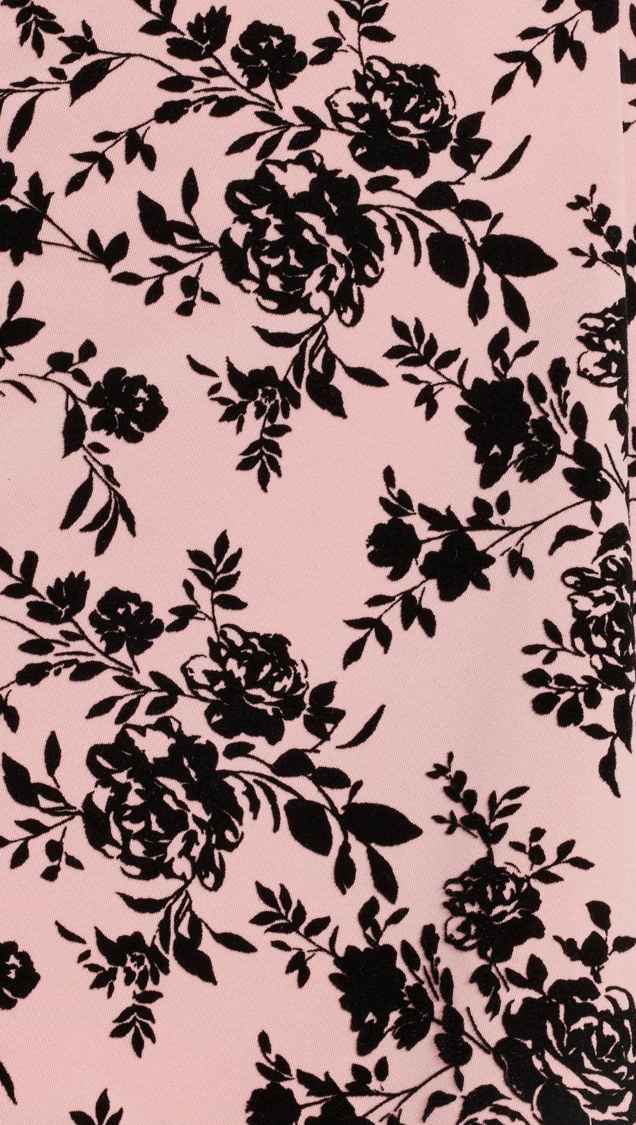 ABITO SKATER FLOREALE IN VELLUTO FLOCCATO E AFFASCINANTE