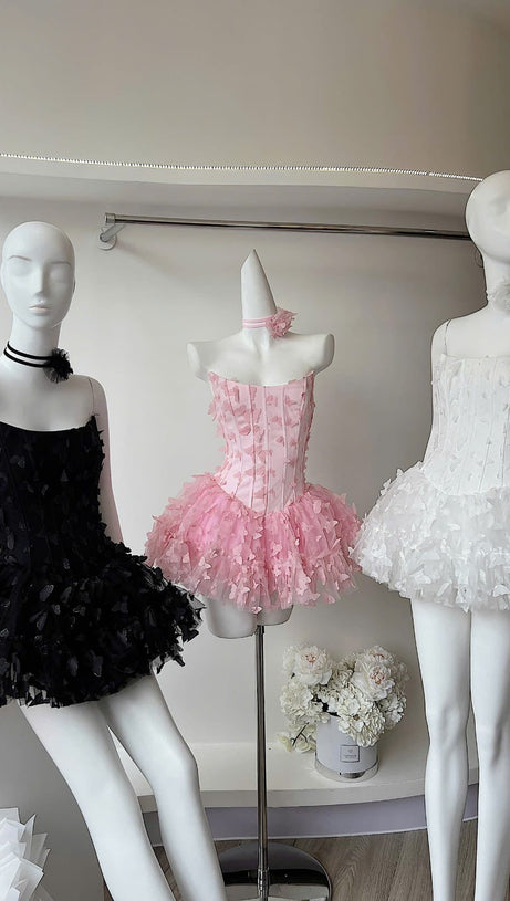 ADARA BUTTERFLY CORSET MINI DRESS