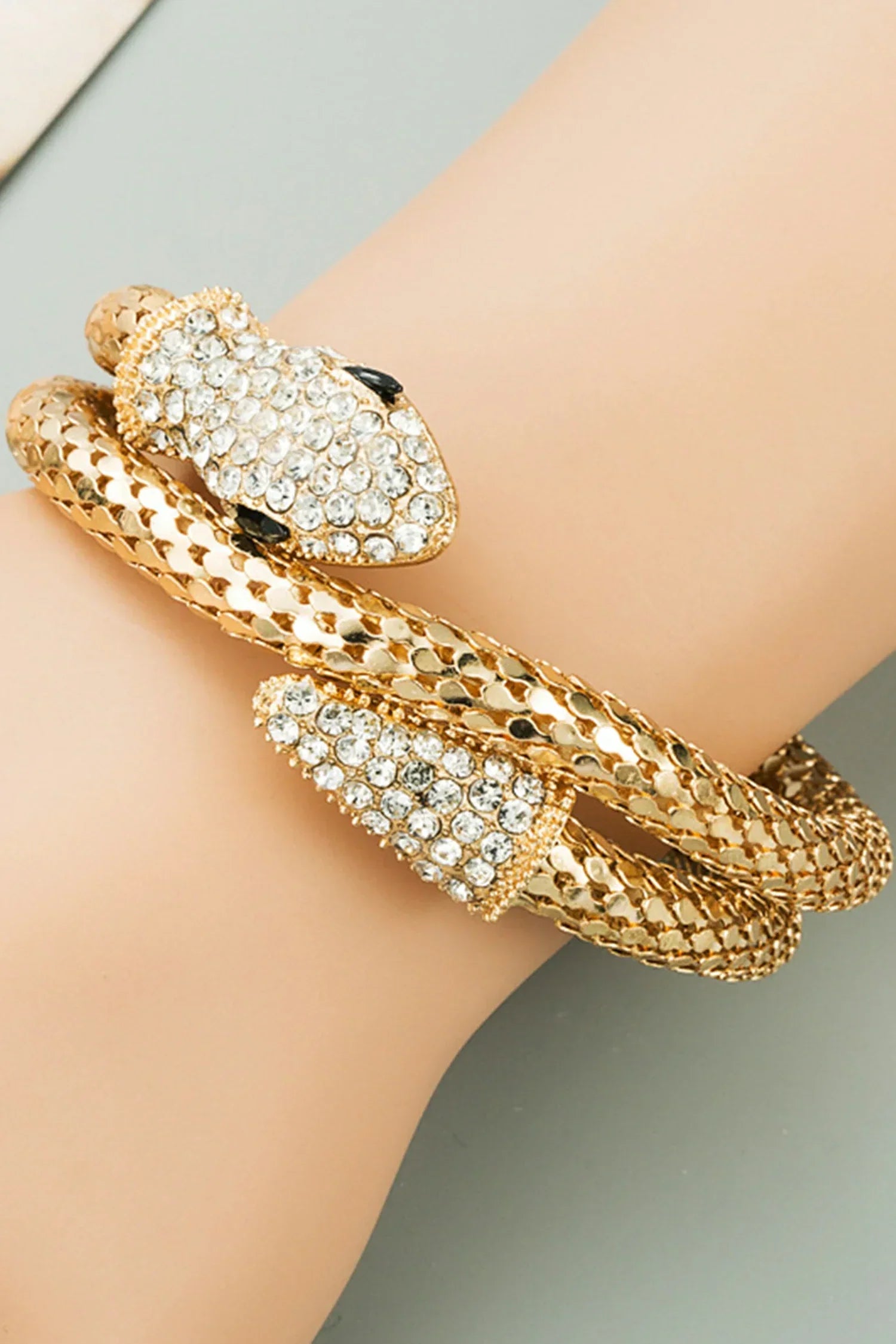 BRACCIALE EMILIA SERPENTINE CON DIAMANTI