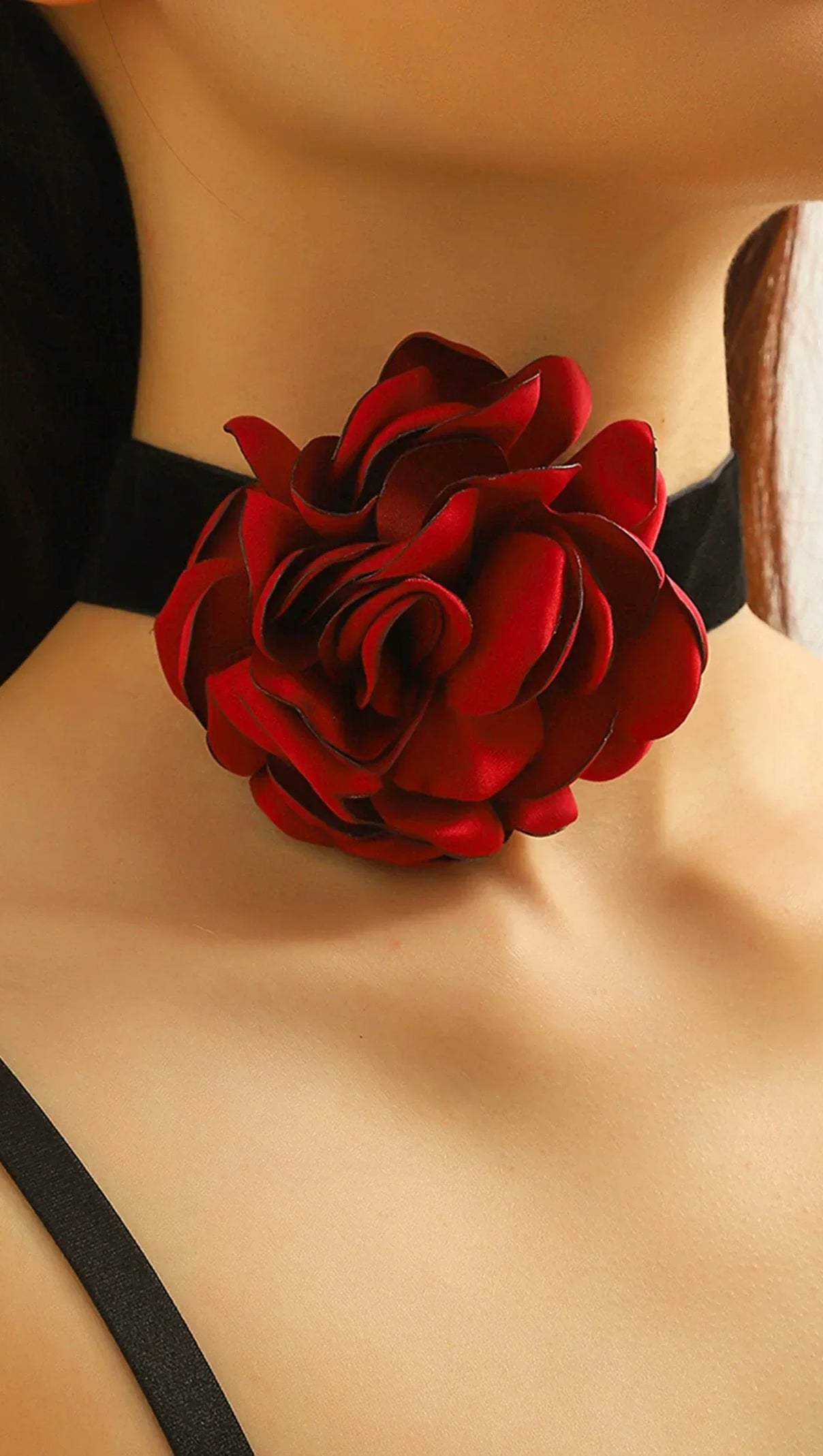 Annyston 3D Floral Collar Necklace