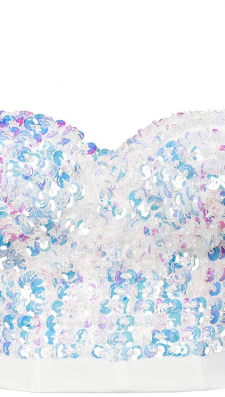 SEQUIN CROP TOP