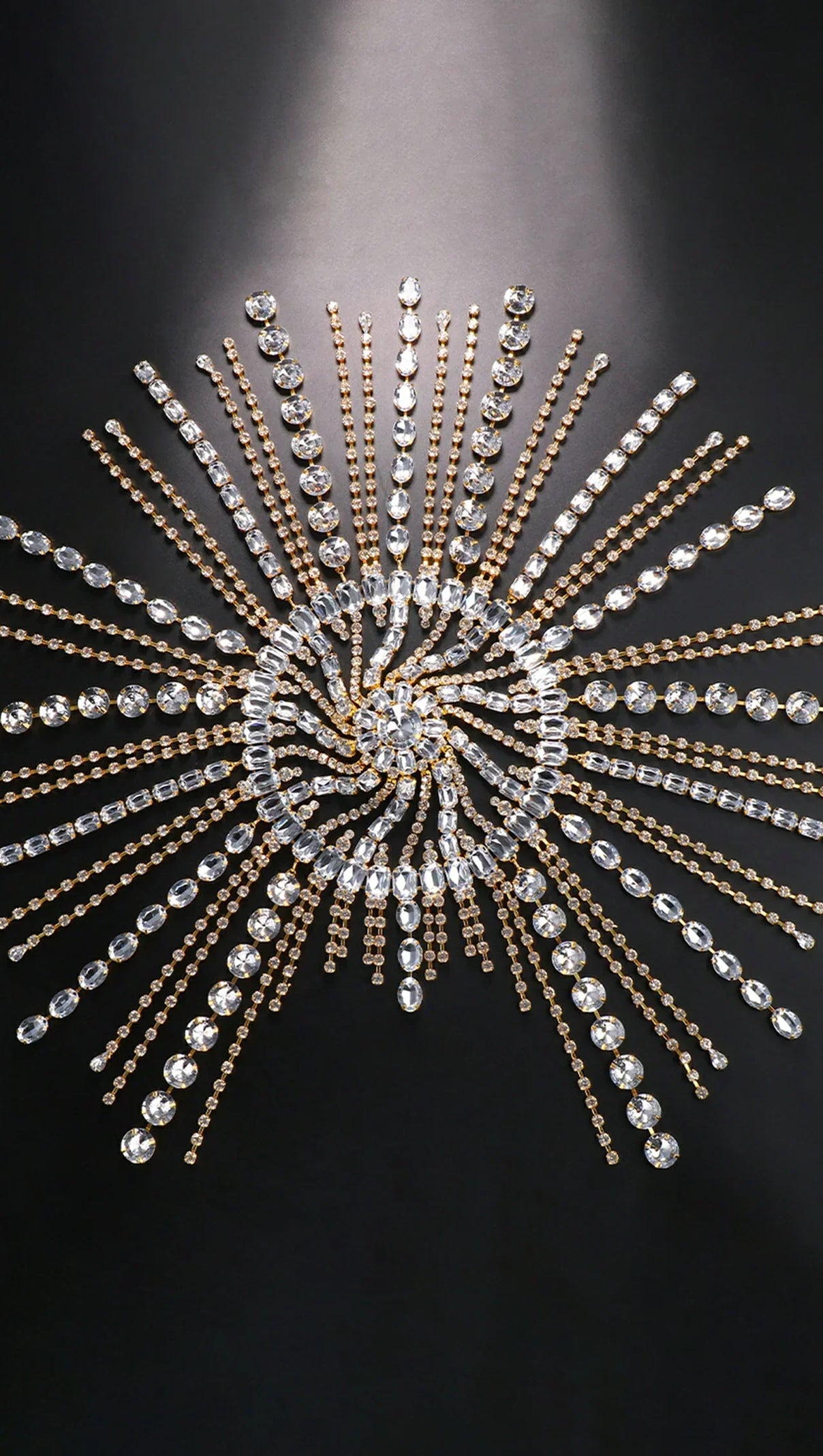 AIIZIE ANTHONI CRYSTAL FRINGE HAIRBAND - product image
