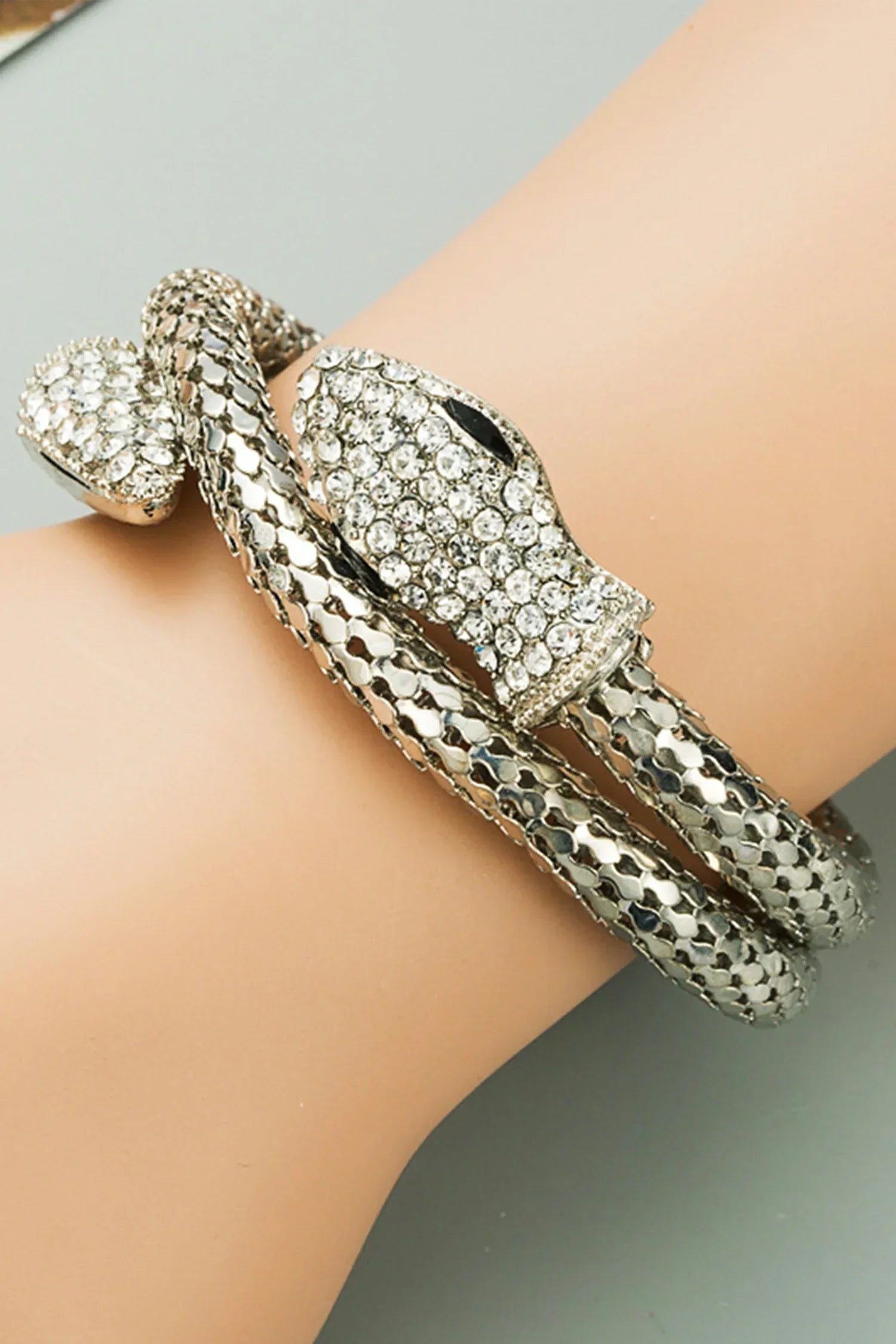 BRACCIALE EMILIA SERPENTINE CON DIAMANTI