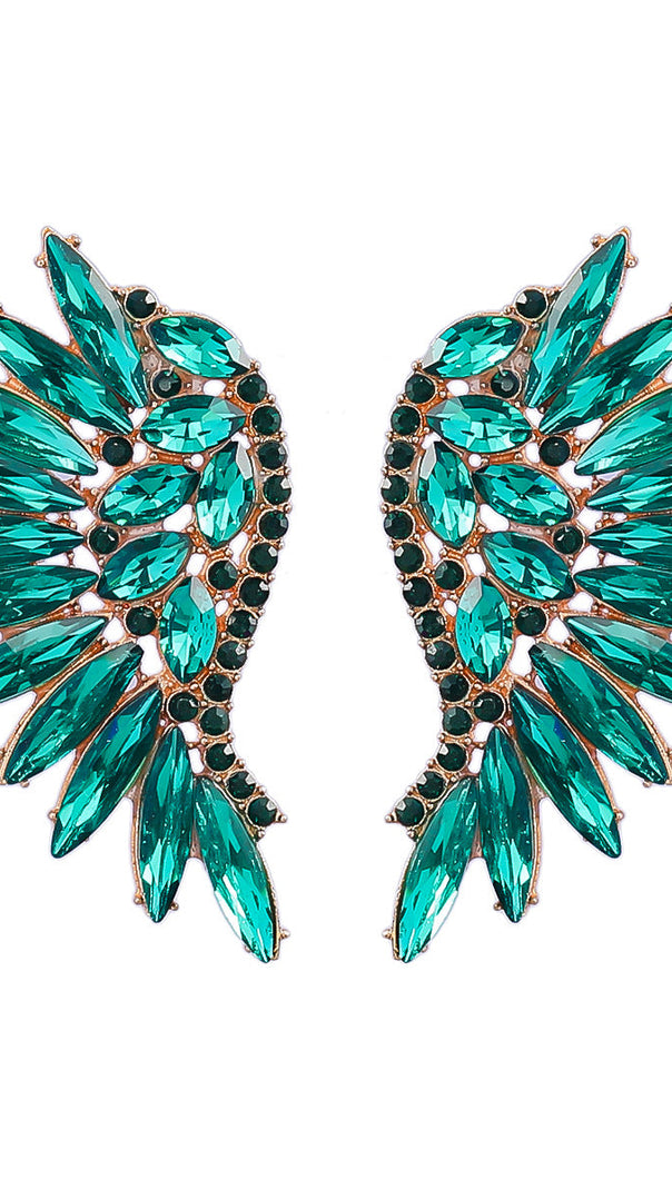 AIIZIE RAINBOW RHINESTONE EARRINGS - product image