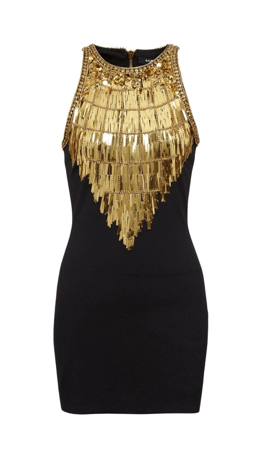 SEQUIN BANDAGE MINI DRESS IN BLACK