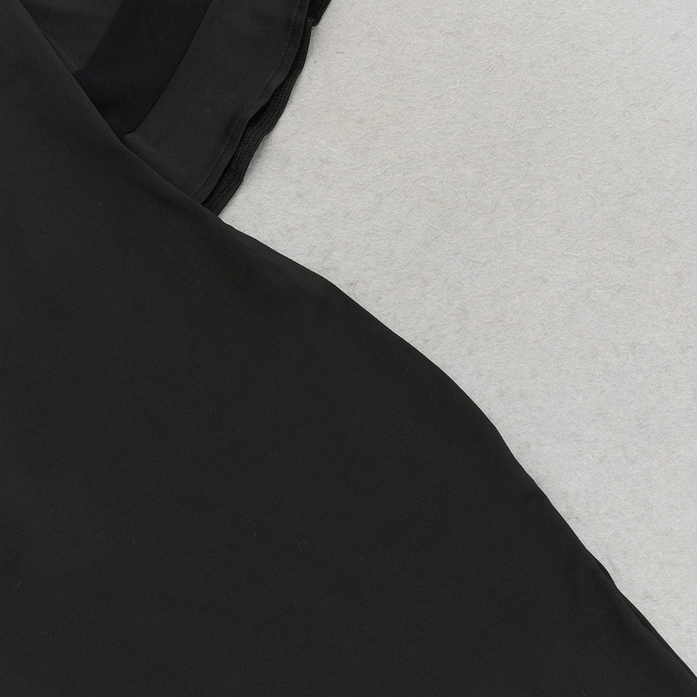 AIIZIE MESH SLEEVE SPLIT HEM FITTED DRESS - product image
