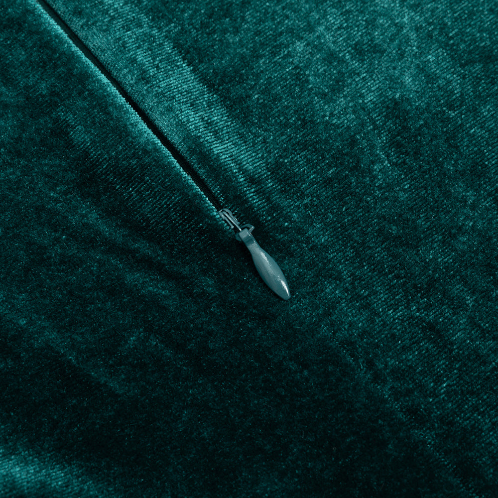 AIIZIE PUFF LACE VELVET MIDI DRESS IN GREEN - product image