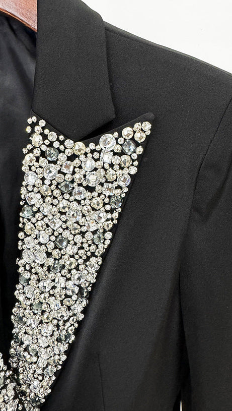 CRYSTAL EMBELLISHED BLAZER