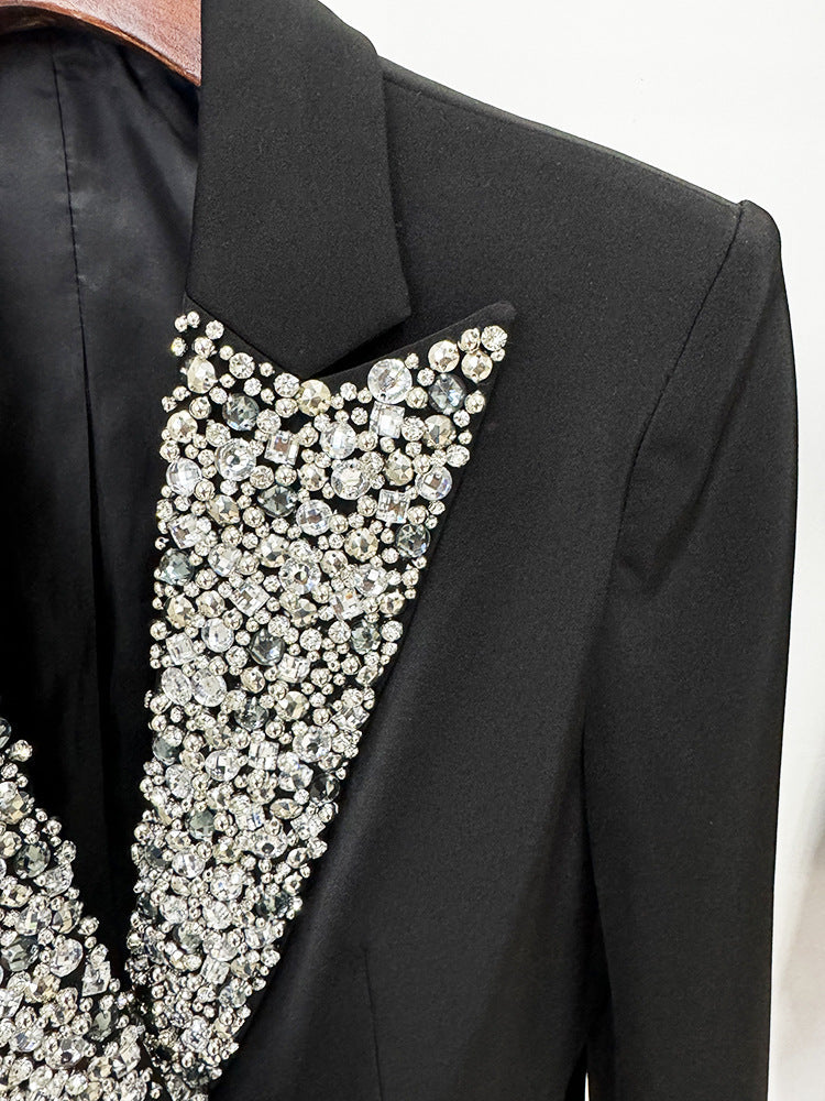AIIZIE CRYSTAL EMBELLISHED BLAZER - product image