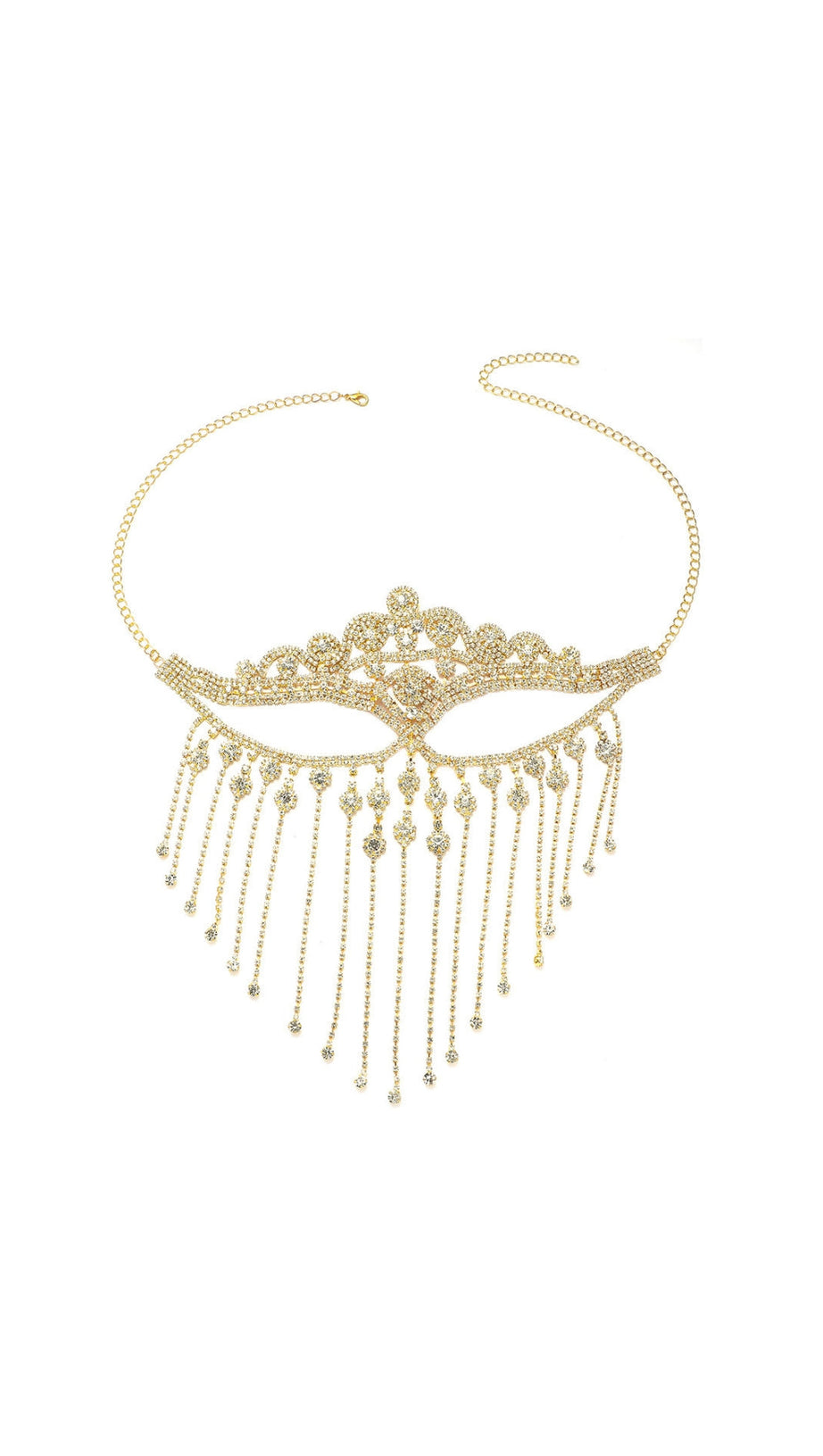 Duc – Maske mit goldener Strassquaste