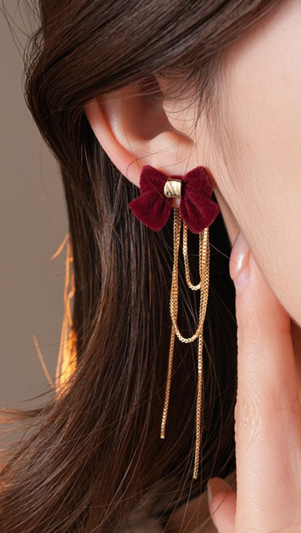 AIIZIE DEE BOW EARRINGS - product image