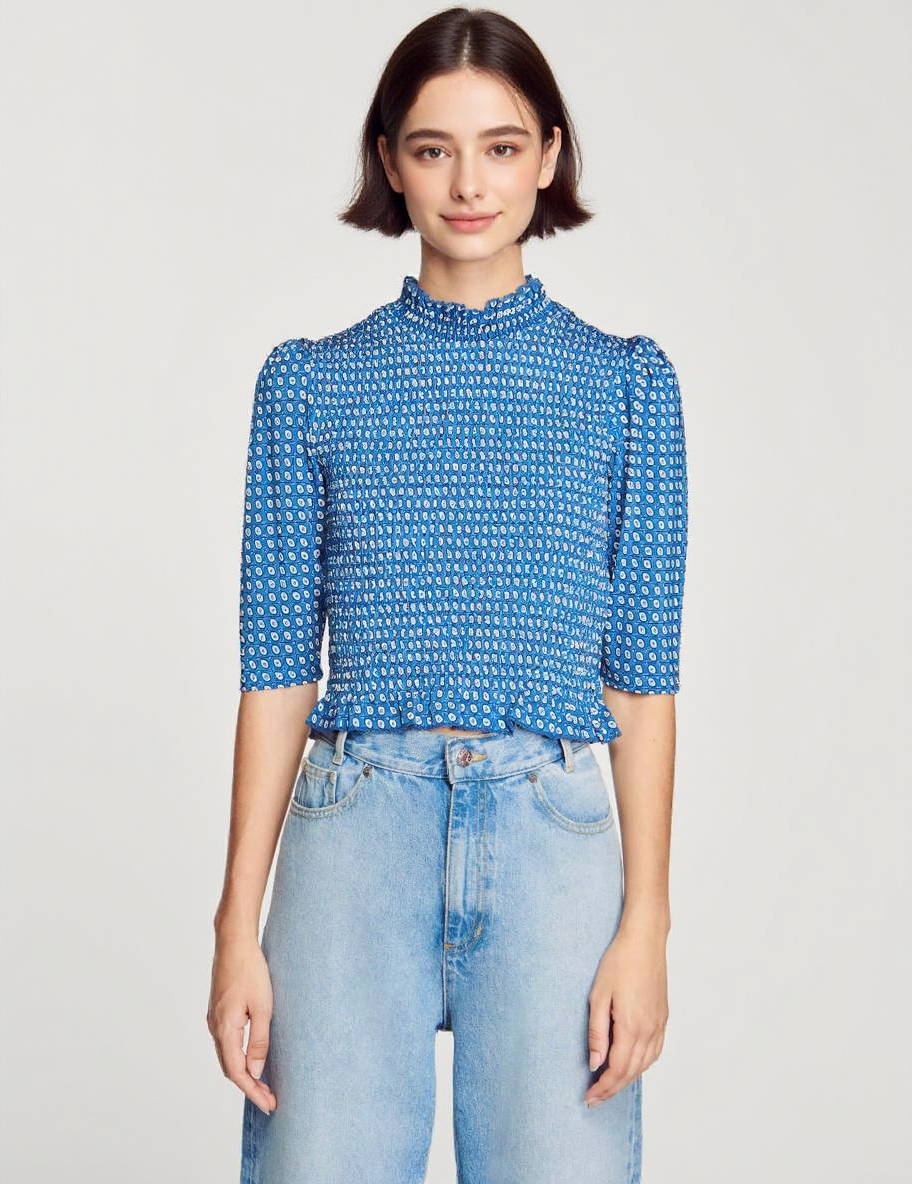 MOLITOR SMOCKED TOP