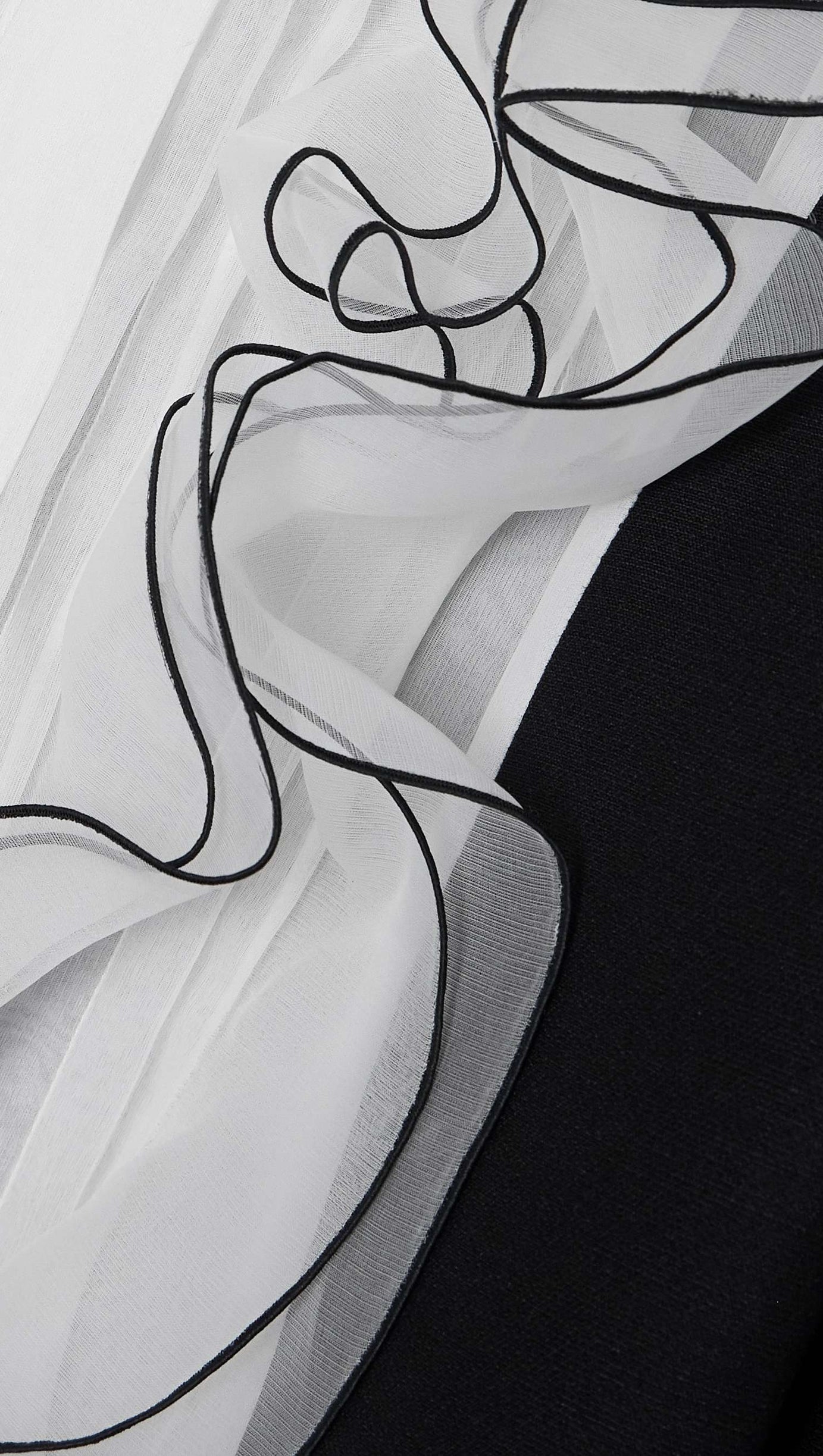 MINIABITO BICOLORE CON DECORAZIONI A VOLANT