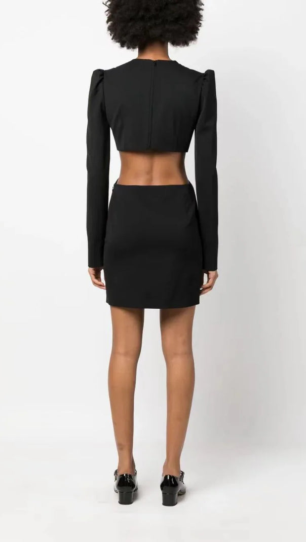 AIIZIE HEART BOW CUTOUT MINI DRESS - product image