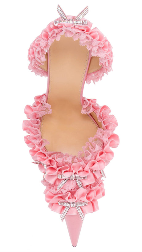 Avah Slingback-Pumps mit Schleife - Pink