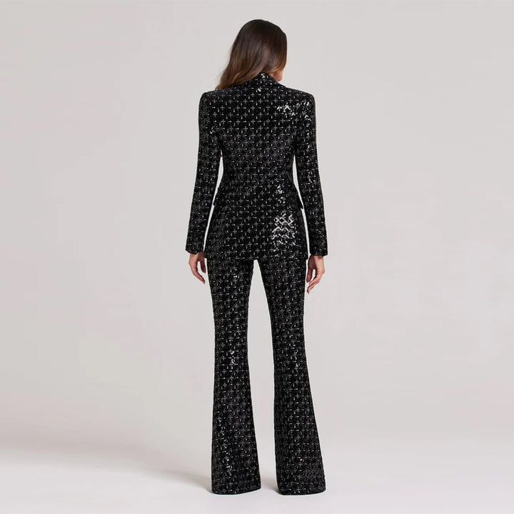 Rizia – Zweiteiliges Blazer-Set mit Pailletten