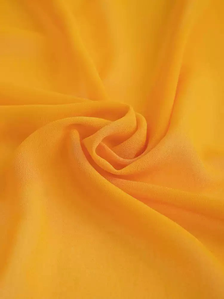 AIIZIE YELLOW OFF SHOULDER CHIFFON MAXI DRESS WITH PUFF SLEEVES - product image