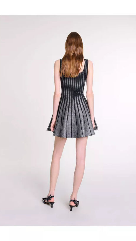 MINI ABITO SVASATO IN MAGLIA JACQUARD GLITTER BOLBOLI